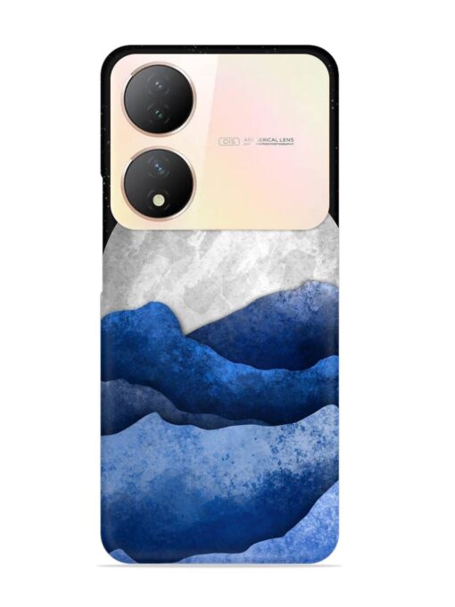 Full Moon Mountain Vector Snap Case for Vivo Y100A (5G)