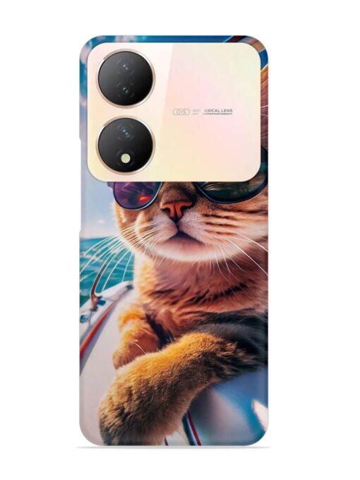 Cat In Style Snap Case for Vivo Y100A (5G) Zapvi