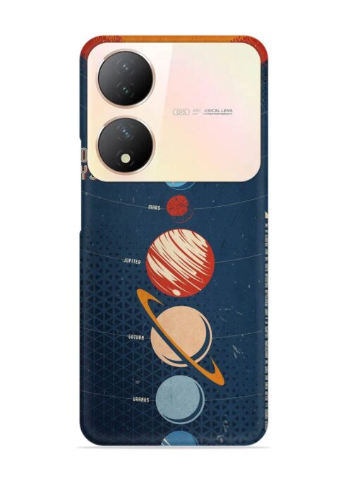 Solar System Vector Snap Case for Vivo Y100A (5G)