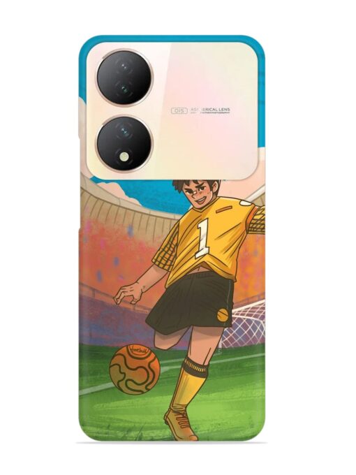 Soccer Kick Snap Case for Vivo Y100A (5G)