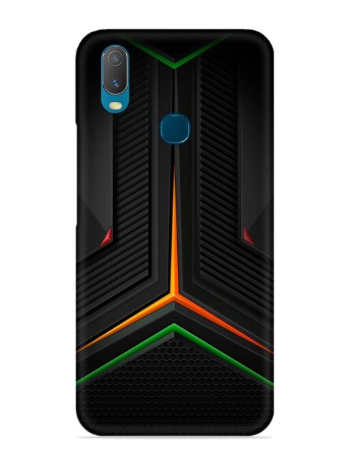 Orange Triangle Light Snap Case for Vivo Y11 Zapvi