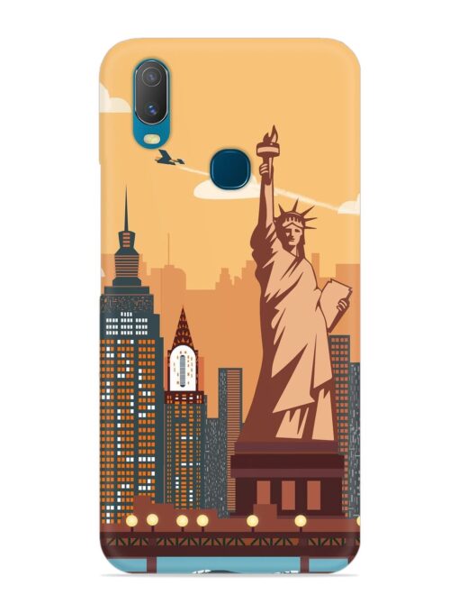 New York Statue Of Liberty Architectural Scenery Snap Case for Vivo Y11 Zapvi