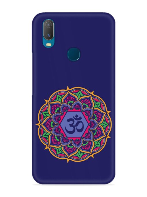 Om Mandala Art Blue Snap Case for Vivo Y11 Zapvi