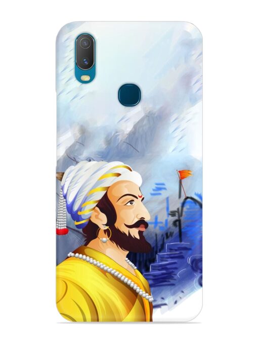 Shivaji Maharaj Color Paint Art Snap Case for Vivo Y11 Zapvi