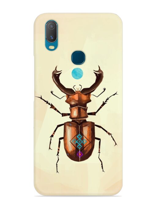 Stag Beetle Vector Snap Case for Vivo Y11 Zapvi