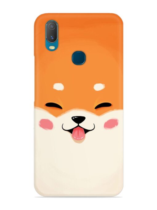 Cute Dog Face Vector Snap Case for Vivo Y11 Zapvi