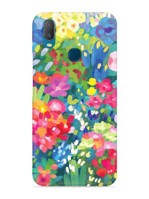 Watercolor Flower Art Snap Case for Vivo Y11 Zapvi