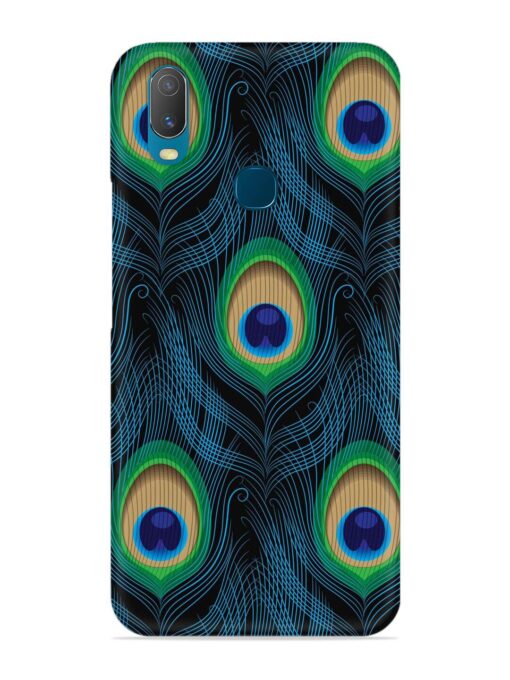 Seamless Pattern Peacock Snap Case for Vivo Y11 Zapvi