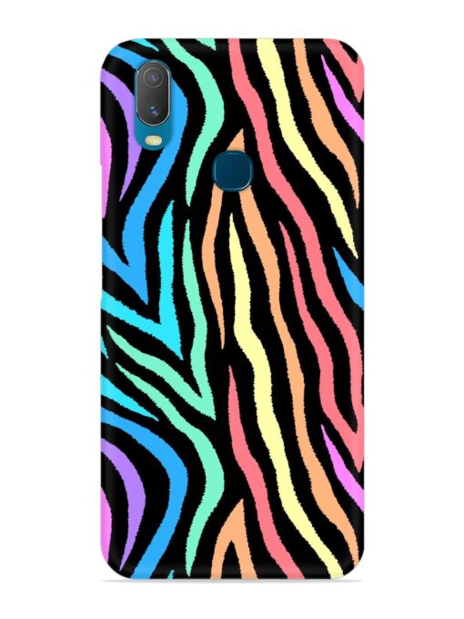 Colorful Abstract Zebra Snap Case for Vivo Y11 Zapvi