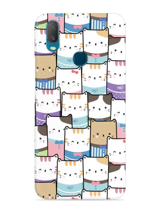 Cute Adorable Cat Snap Case for Vivo Y11 Zapvi