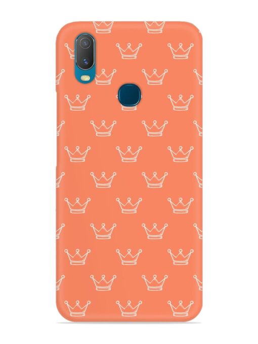 Hand Drawn Crown Snap Case for Vivo Y11 Zapvi