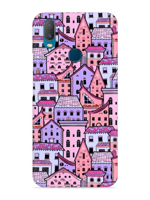 Seamless Pattern Houses Snap Case for Vivo Y11 Zapvi