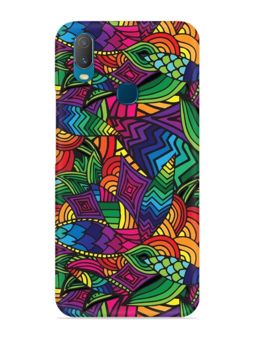 Abstract Multicolor Seamless Snap Case for Vivo Y11 Zapvi