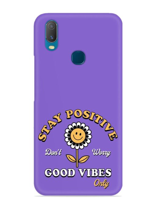 Retro Positive Flower Snap Case for Vivo Y11 Zapvi