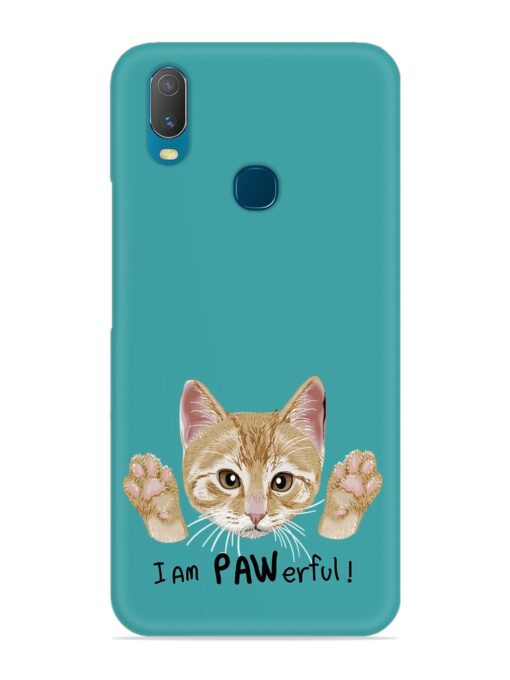 Typography Slogan Cat Snap Case for Vivo Y11 Zapvi