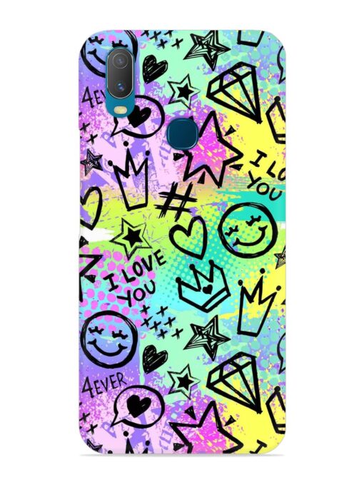 Bright Seamless Pattern Snap Case for Vivo Y11 Zapvi