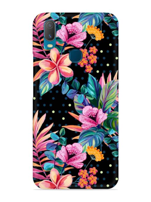 Seamless Floral Pattern Snap Case for Vivo Y11 Zapvi