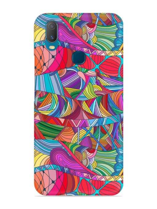 Seamless Patterns Hand Drawn Snap Case for Vivo Y11 Zapvi