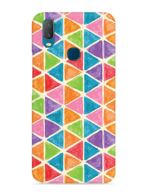 Seamless Colorful Isometric Snap Case for Vivo Y11 Zapvi