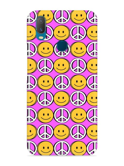 Smiley Face Peace Snap Case for Vivo Y11 Zapvi