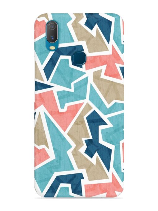 Vintage Geometric Triangle Snap Case for Vivo Y11 Zapvi