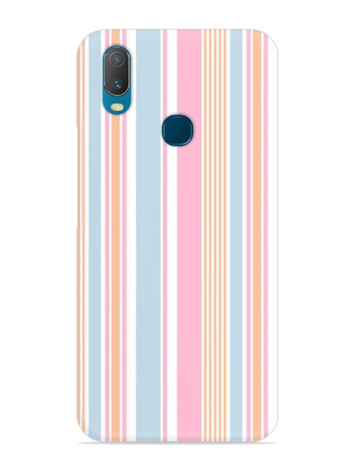 Stripe Seamless Pattern Snap Case for Vivo Y11 Zapvi