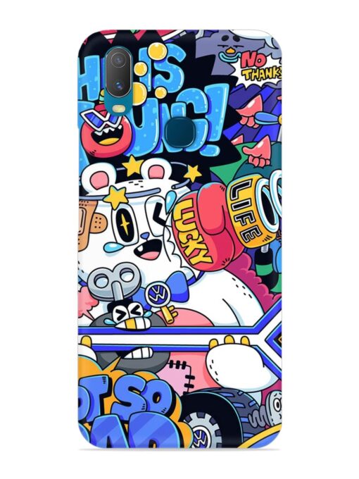 Universal Doodle Snap Case for Vivo Y11 Zapvi