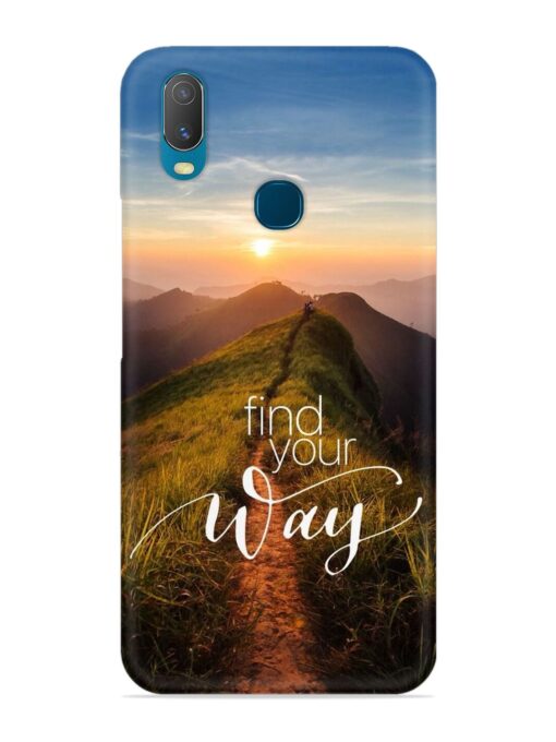 Find Your Way Snap Case for Vivo Y11 Zapvi