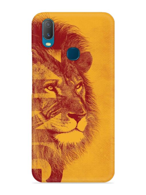 Gold Lion Crown Art Snap Case for Vivo Y11 Zapvi