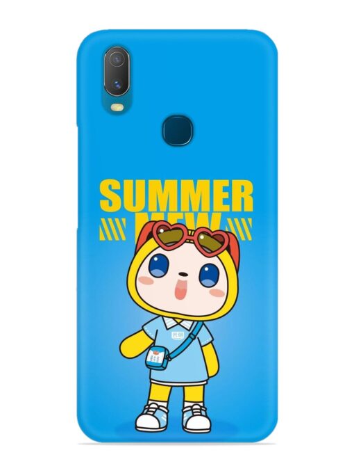 Summer Mew Cartoon Snap Case for Vivo Y11 Zapvi