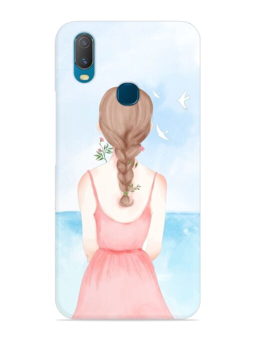 Watercolor Girl Vector Snap Case for Vivo Y11 Zapvi