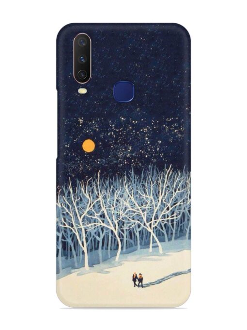 Full Moon Snowshoe Tour Snap Case for Vivo Y12 Zapvi