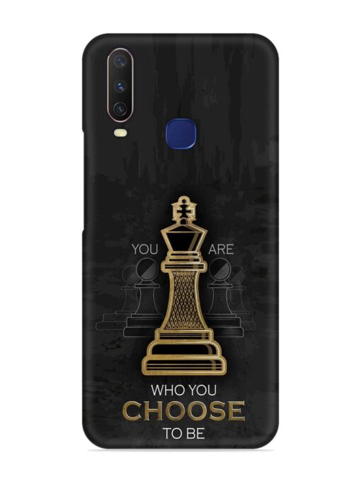 You Are Who Choose To Be Snap Case for Vivo Y12 Zapvi