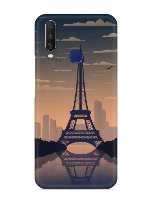 France Paris Eiffel Tower Gradient Snap Case for Vivo Y12 Zapvi