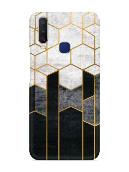 Cube Marble Art Snap Case for Vivo Y12 Zapvi