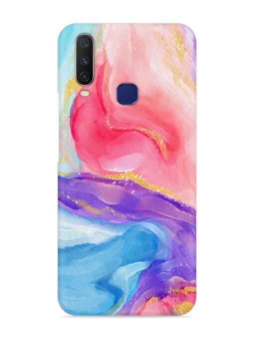 Watercolor Gradient Snap Case for Vivo Y12 Zapvi