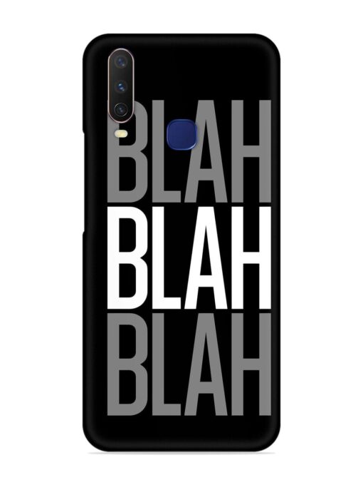 Blah Blah Blah Wallpaper Snap Case for Vivo Y12