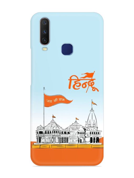 Ram Mandir Hindu Snap Case for Vivo Y12 Zapvi