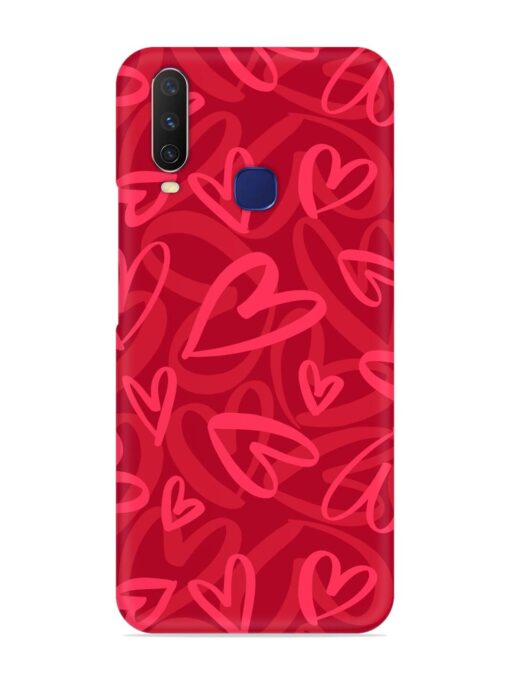 Seamless Romantic Pattern Snap Case for Vivo Y12 Zapvi