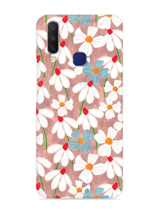 Abstract Petal Flowers Snap Case for Vivo Y12 Zapvi