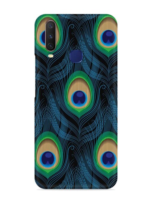 Seamless Pattern Peacock Snap Case for Vivo Y12 Zapvi