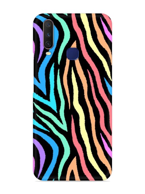 Colorful Abstract Zebra Snap Case for Vivo Y12