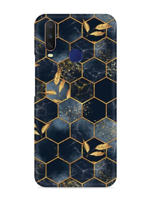 Marble Hexagon Seamless Snap Case for Vivo Y12 Zapvi