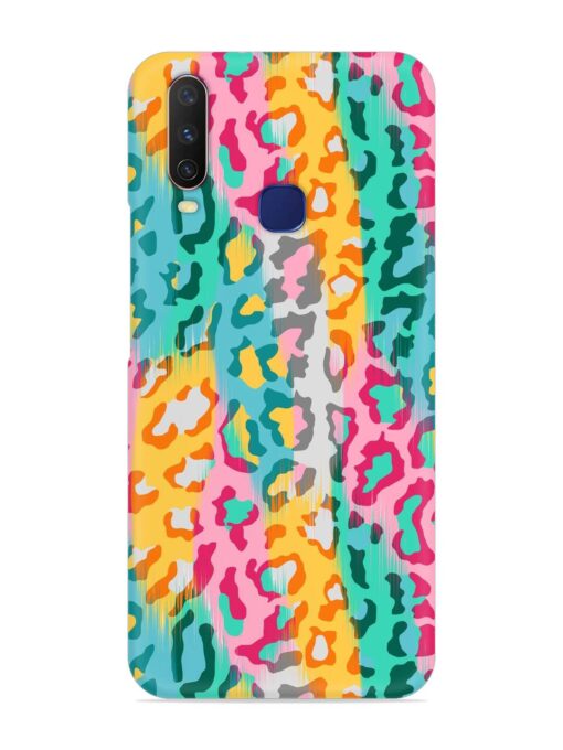 Seamless Vector Colorful Snap Case for Vivo Y12 Zapvi