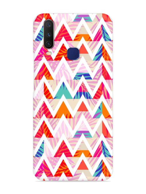 Abstract Triangle Background Snap Case for Vivo Y12 Zapvi