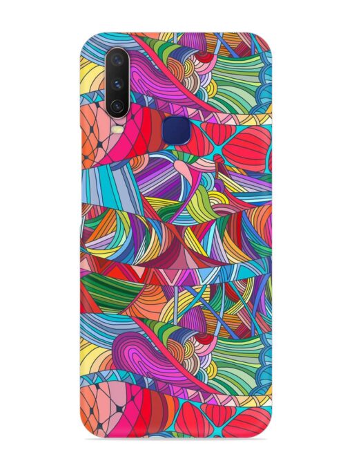 Seamless Patterns Hand Drawn Snap Case for Vivo Y12 Zapvi