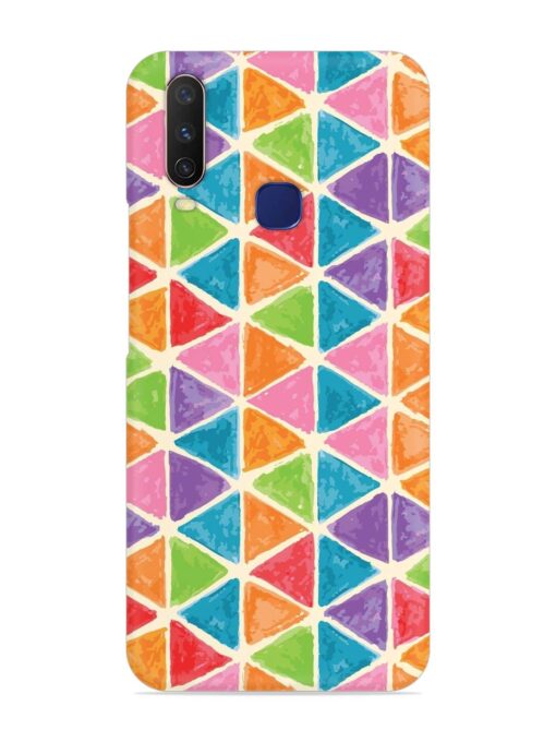 Seamless Colorful Isometric Snap Case for Vivo Y12 Zapvi