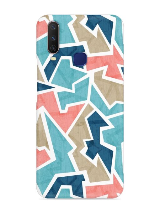 Vintage Geometric Triangle Snap Case for Vivo Y12 Zapvi