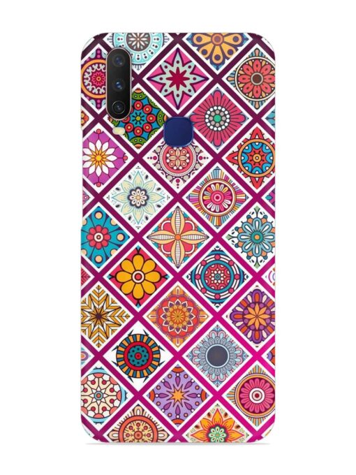 Seamless Tile Pattern Snap Case for Vivo Y12 Zapvi