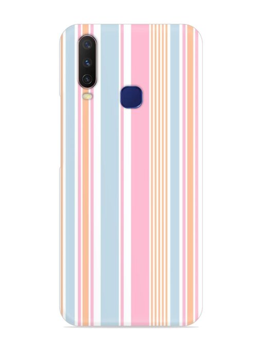 Stripe Seamless Pattern Snap Case for Vivo Y12 Zapvi